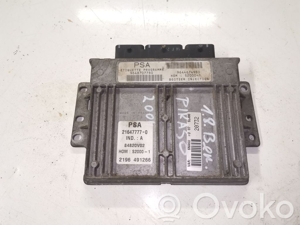 Citroen Xsara Picasso Engine control unit/module 