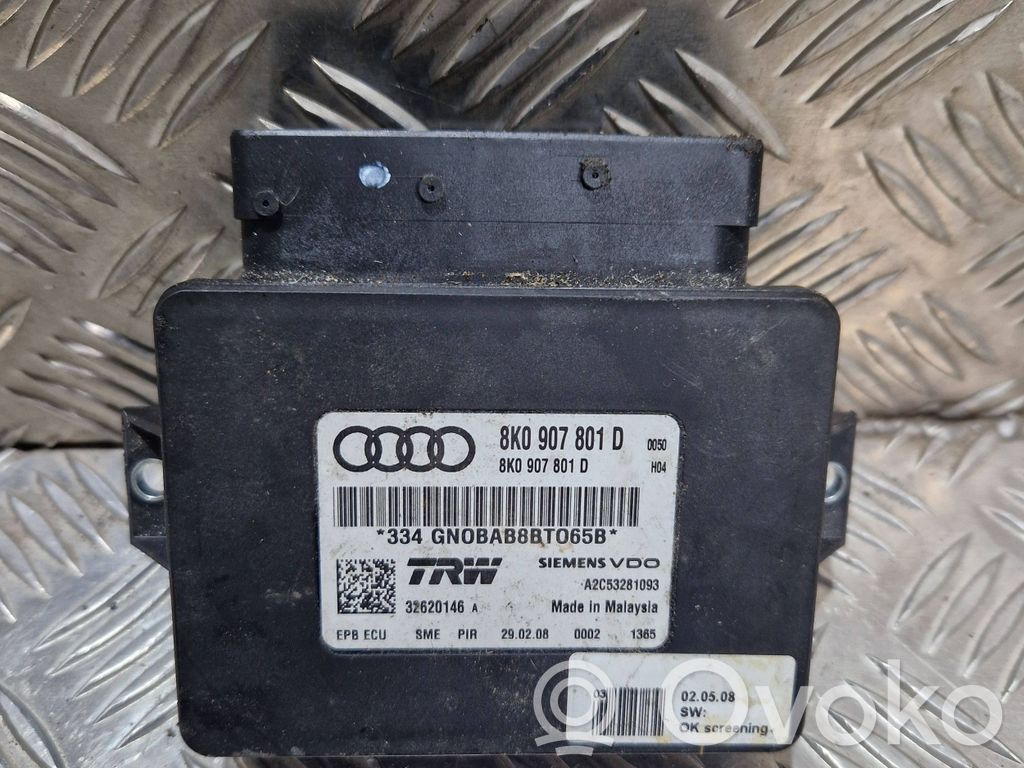 Audi A4 S4 B8 8K Rokas bremžu vadības modulis 