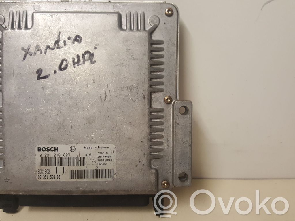 Citroen Xantia Variklio valdymo blokas 