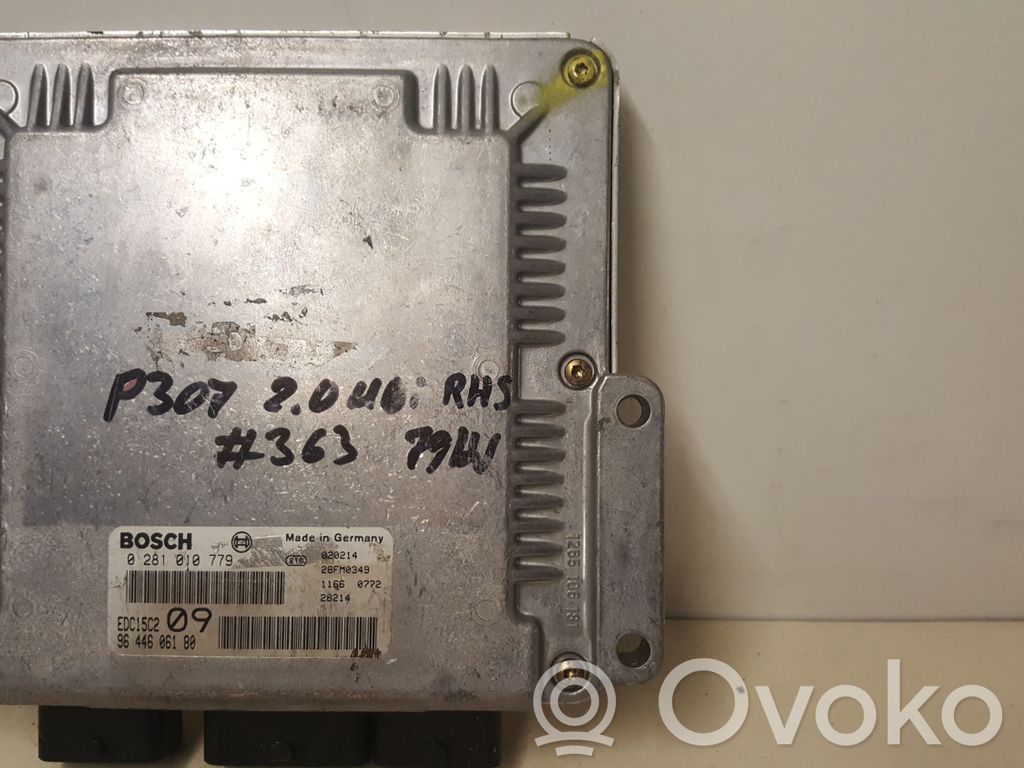 Engine control unit/module   9644606180,0281010779,EDC15C209,EDC15C2