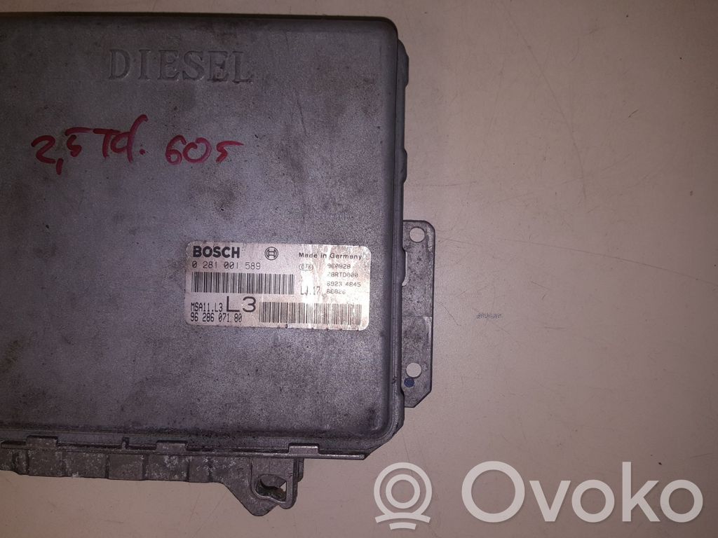 Peugeot 605 Engine control unit/module 