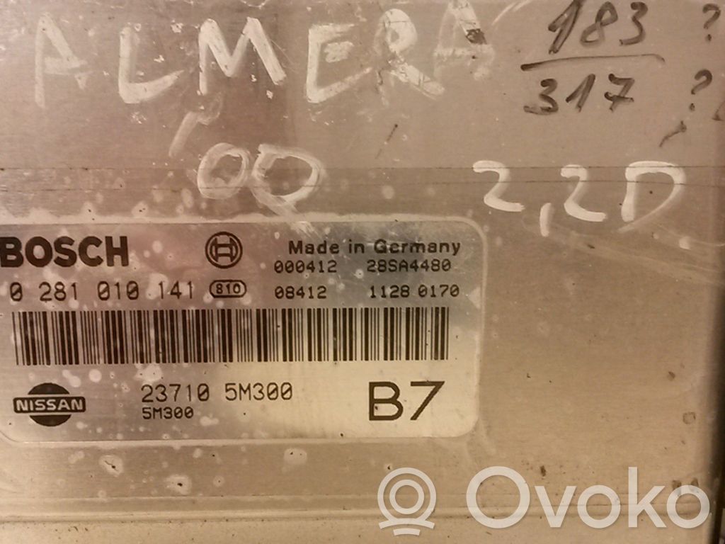 Engine control unit/module   0281010141,237105M300,28SA4480