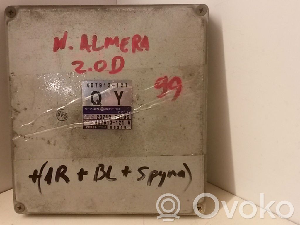 Nissan Almera Engine ECU kit and lock set 