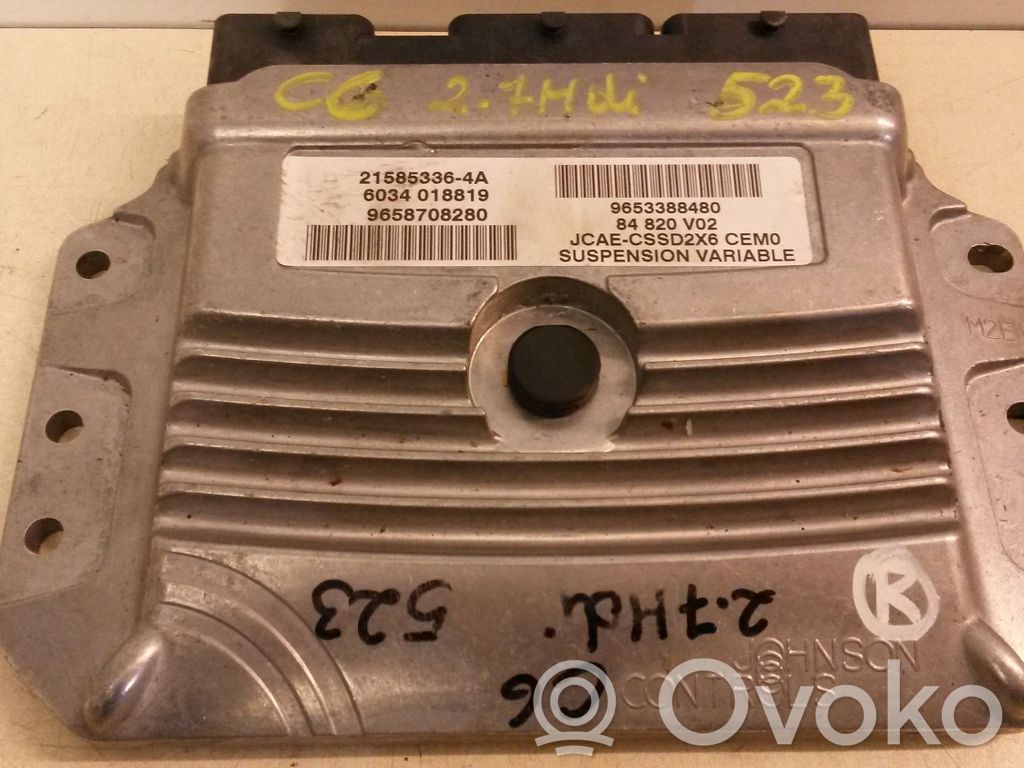Citroen C6 Suspension control unit/module 