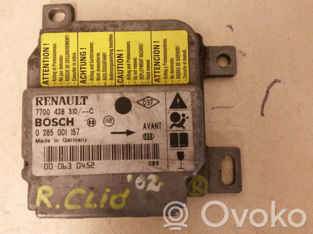 Renault Clio II Airbag control unit/module 
