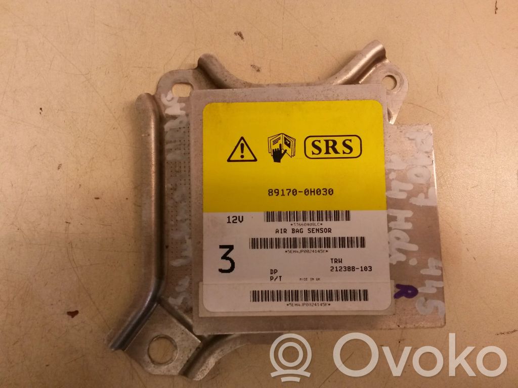 Peugeot 107 Airbag control unit/module 