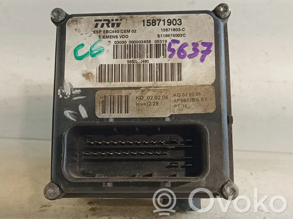 Citroen C6 ABS Pump 