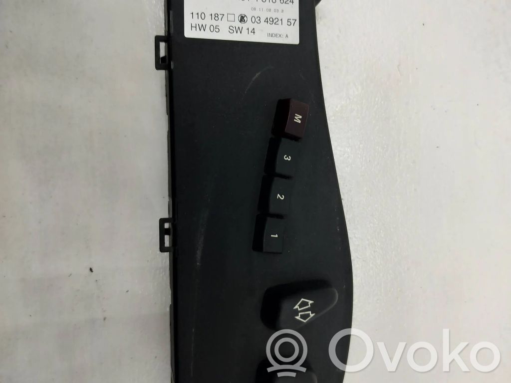 BMW 7 E65 E66 Interruptor de control del asiento 