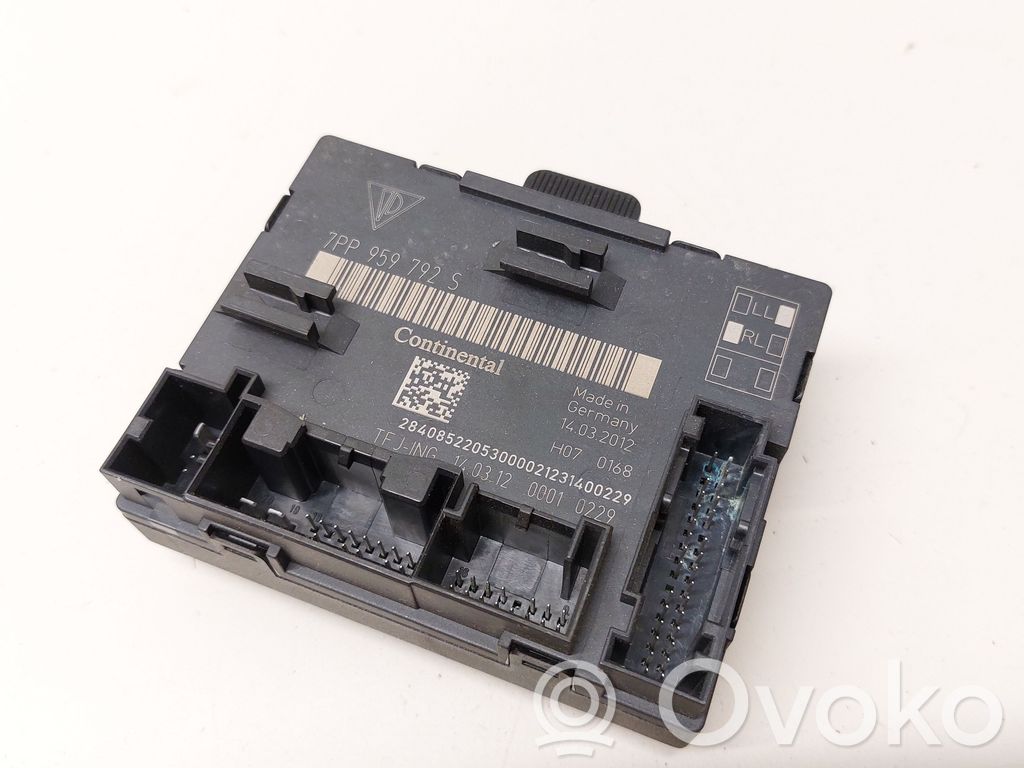 Porsche Cayenne (92A) Door control unit/module 