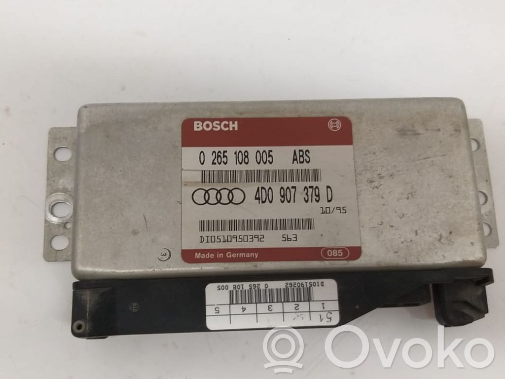 ABS control unit/module   4D0907379D,0265108005