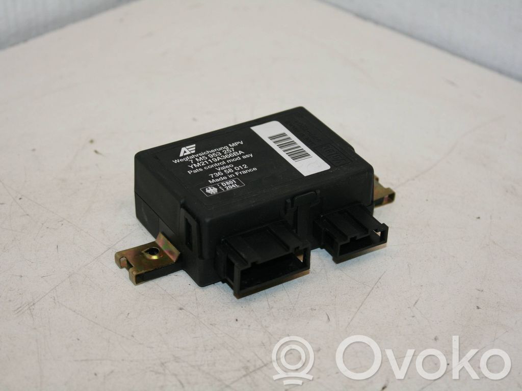 Immobilizer control unit/module   7M5953257,73658012