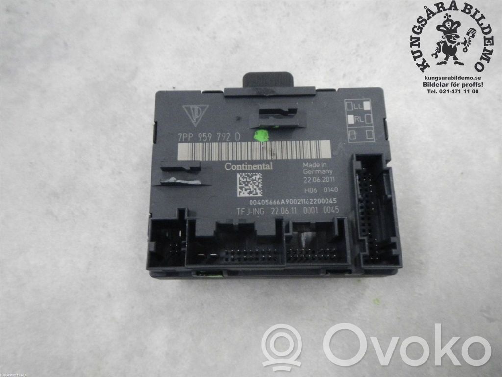 Door control unit/module   7PP959792R,7PP959792D,7PP959792D