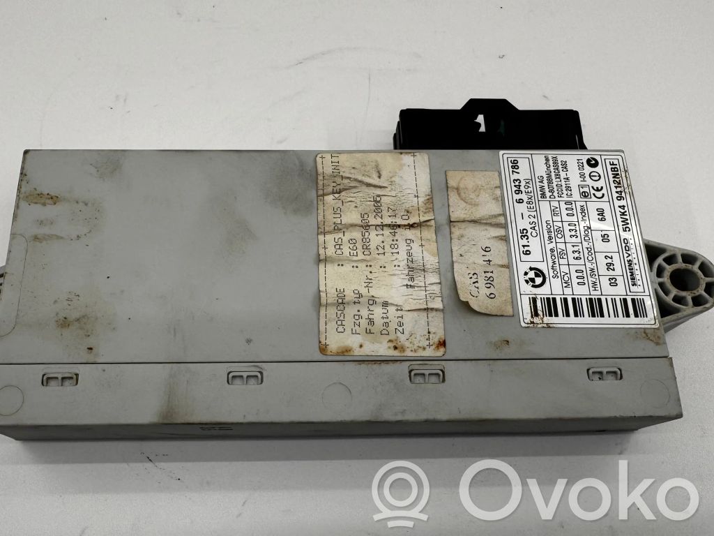 BMW 3 E90 E91 CAS-ohjainlaite/moduuli 