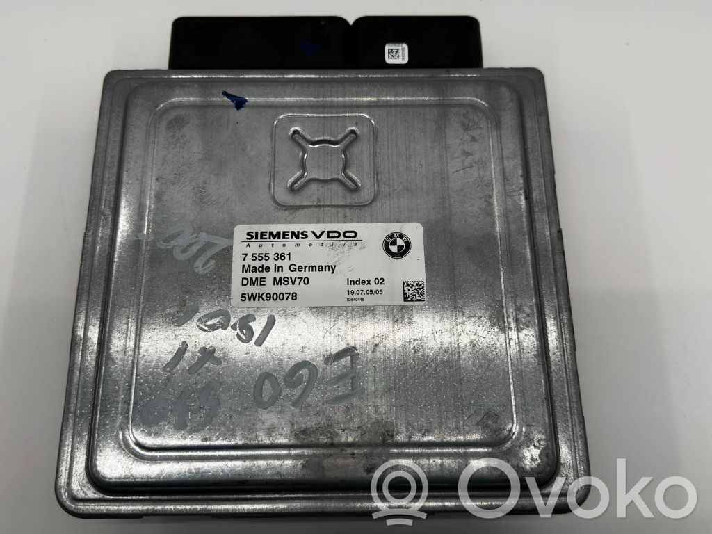 BMW 6 E63 E64 Engine control unit/module 