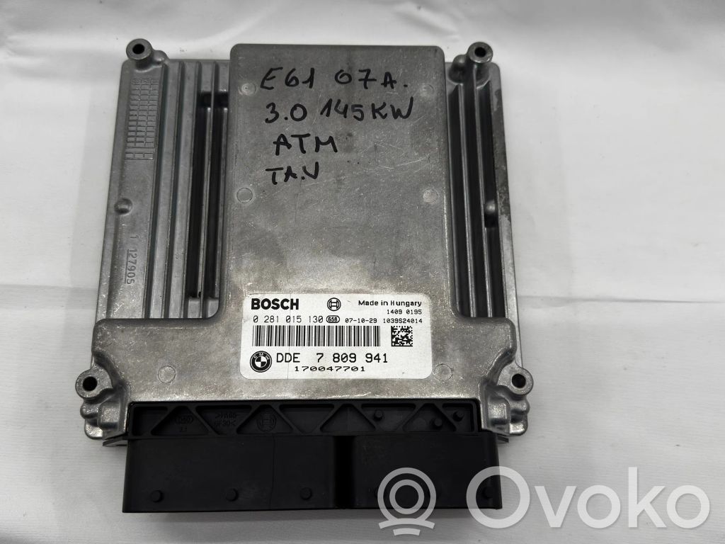 BMW 5 E60 E61 Moottorin ohjainlaite/moduuli (käytetyt) 