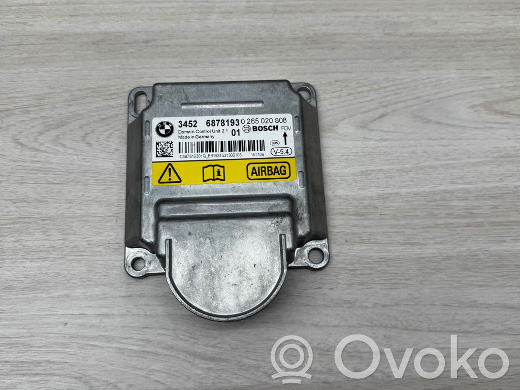 BMW 5 F10 F11 Sterownik / Moduł Airbag 