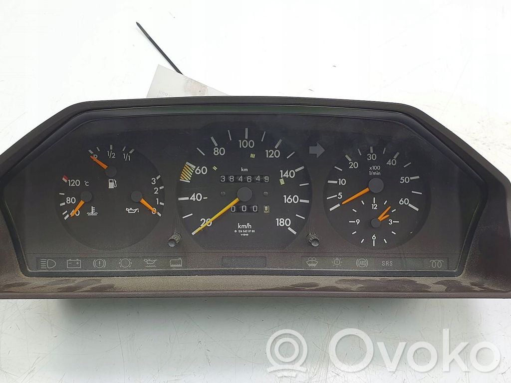 Mercedes-Benz E W124 Speedometer (instrument cluster) 