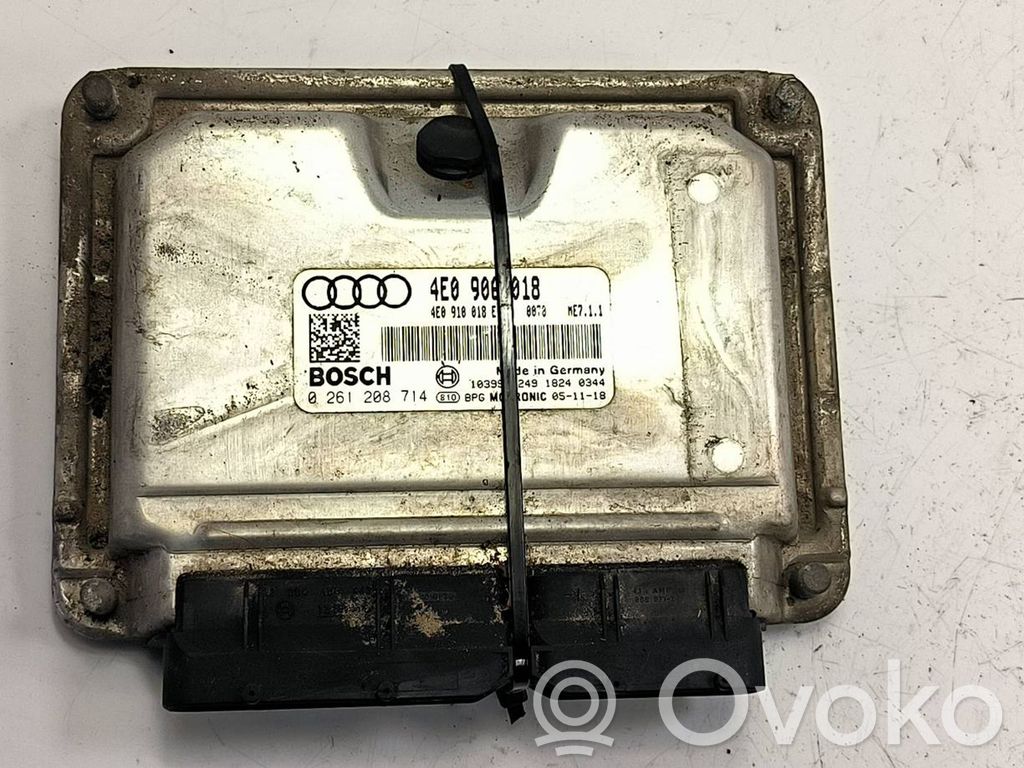 Audi A8 S8 D3 4E Engine control unit/module ECU 
