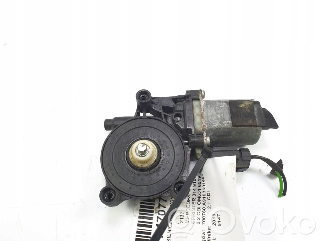Mercedes-Benz Sprinter W907 W910 Silnik regulatora szyby drzwi przednich 