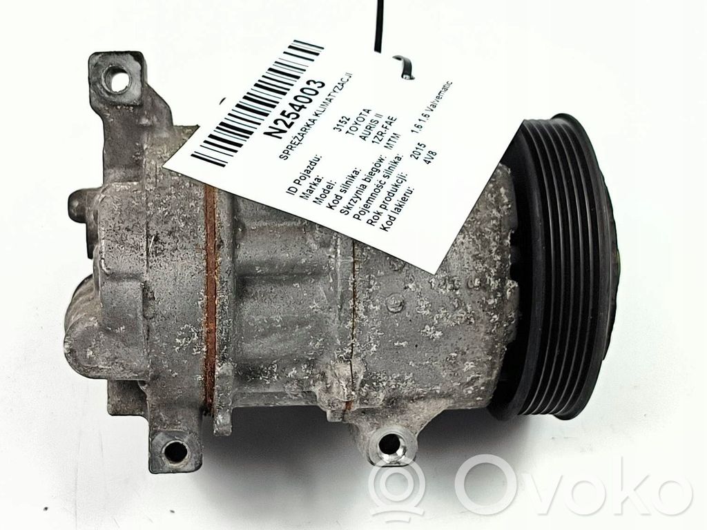 Toyota Auris E180 Kompresor / Sprężarka klimatyzacji A/C 