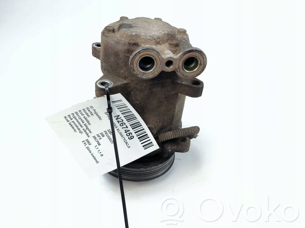 Peugeot 206 Air conditioning (A/C) compressor (pump) 