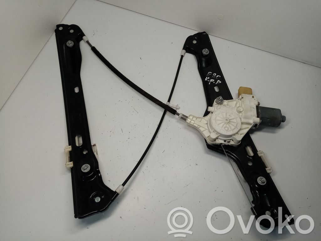 BMW 3 E90 E91 Front door window regulator with motor 