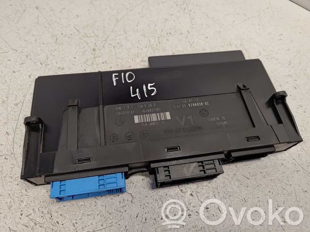 BMW 5 F10 F11 Central body control module 