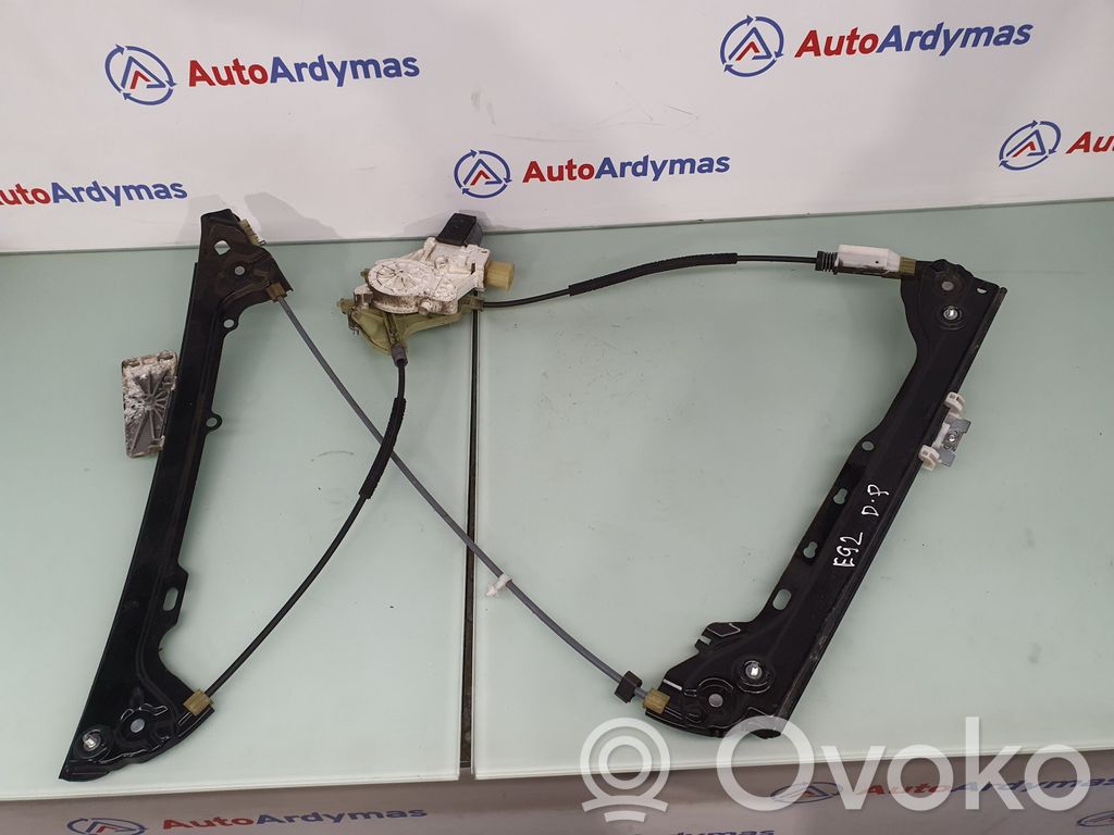 BMW 3 E92 E93 Regulador de puerta delantera con motor 