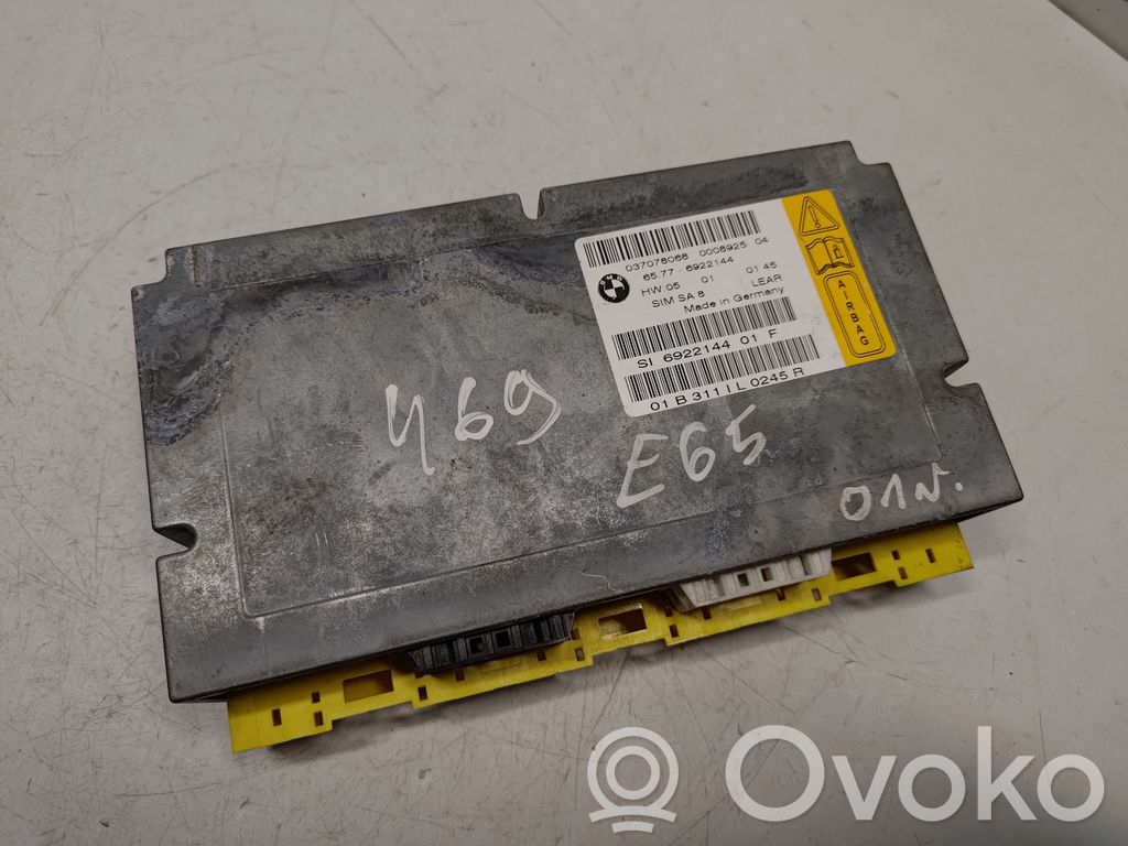 BMW 7 E65 E66 Other control units/modules 