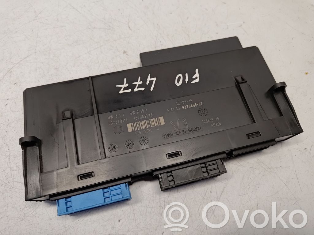 BMW 5 F10 F11 Central body control module 