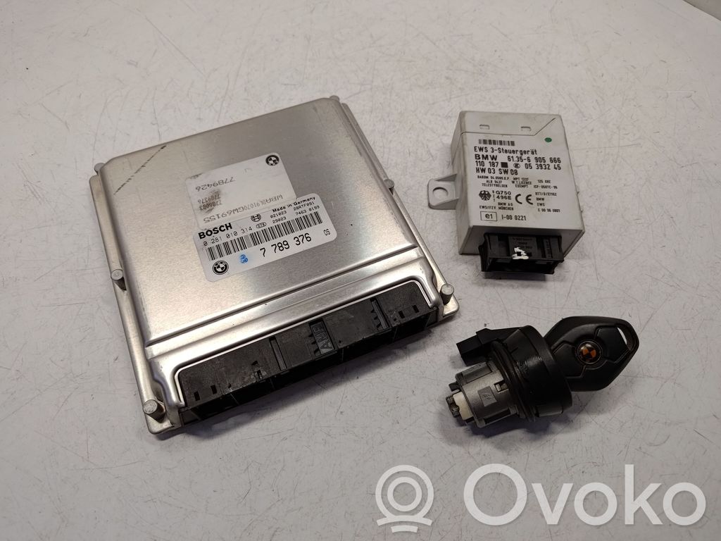 BMW 5 E39 Engine ECU kit and lock set 