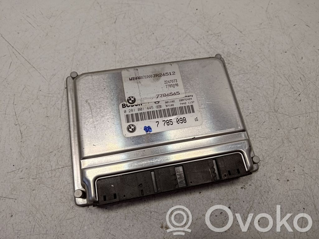 BMW 3 E46 Engine control unit/module 