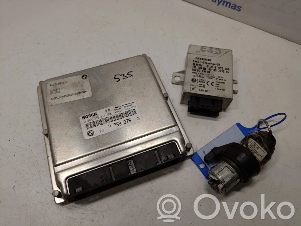 BMW 5 E39 Engine ECU kit and lock set 