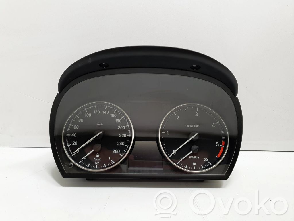 BMW 3 E90 E91 Spidometrs (instrumentu panelī) 