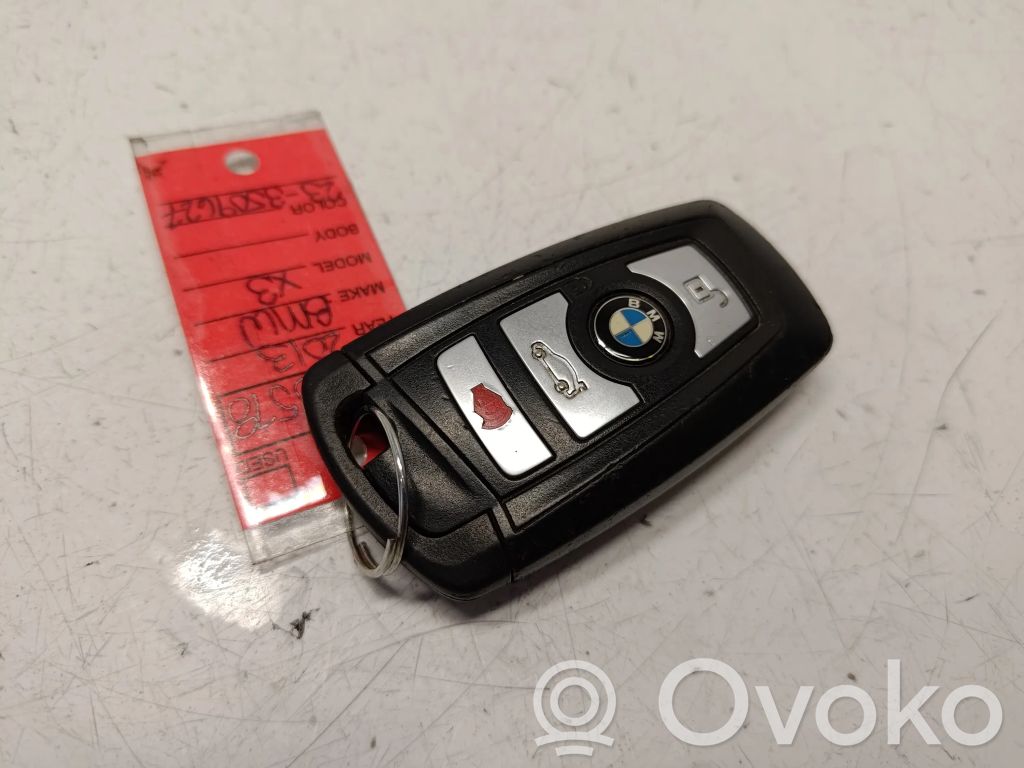 BMW X3 F25 Klucz / Karta zapłonu 