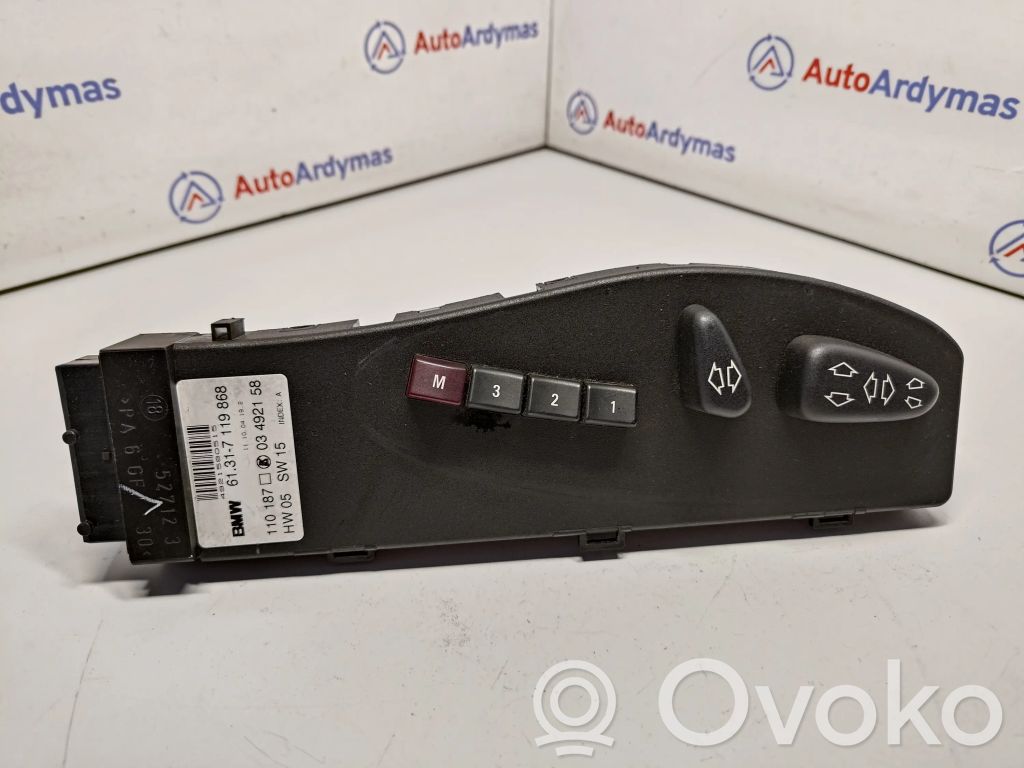 Seat control switch   61317119868,61304318624,52108245384