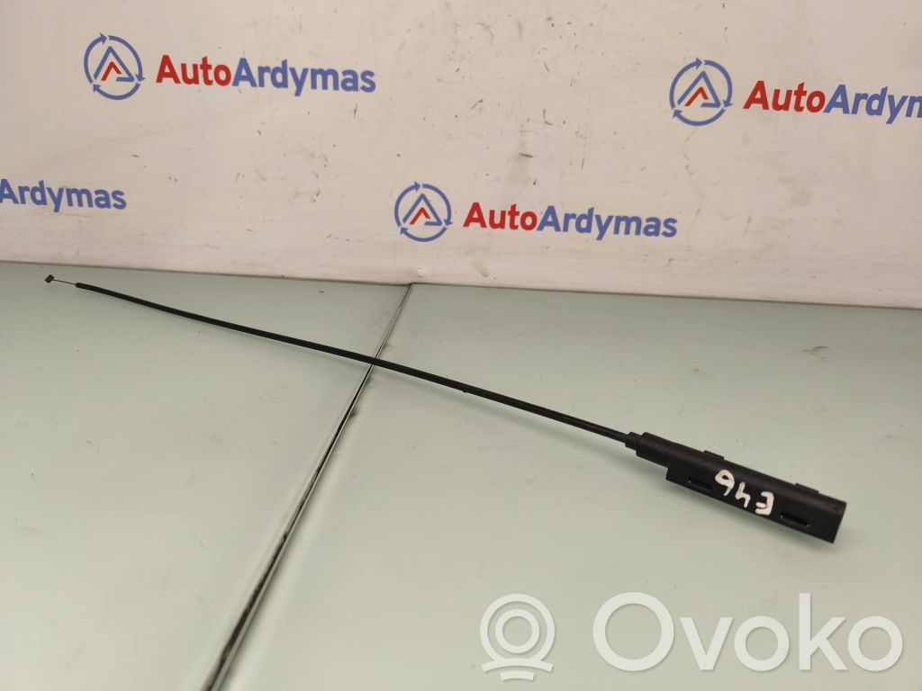 BMW 3 E46 Engine bonnet/hood lock release cable 
