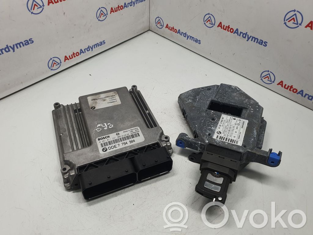 BMW 7 E65 E66 Engine ECU kit and lock set 
