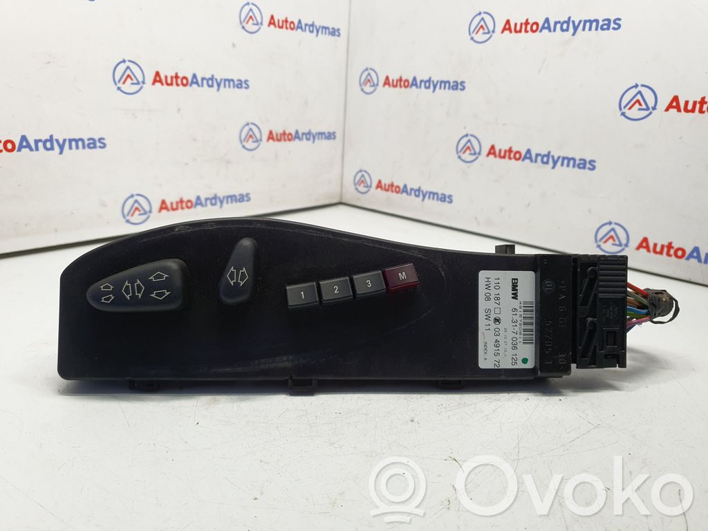 BMW X3 E83 Seat control switch 