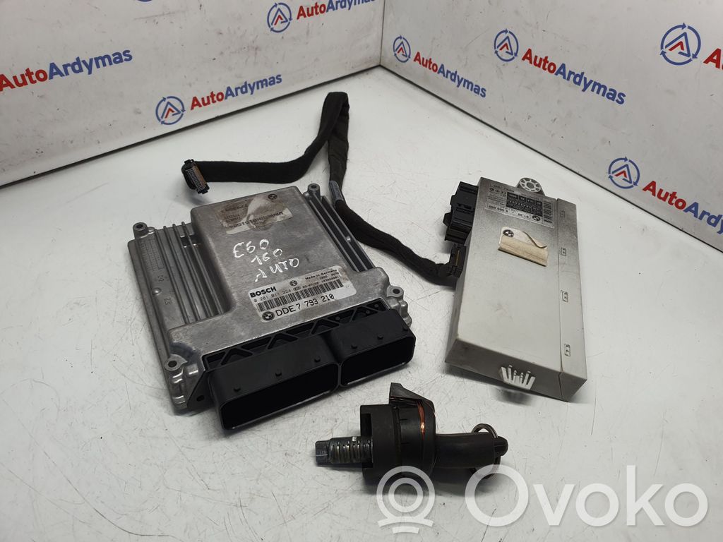 BMW 5 E60 E61 Engine ECU kit and lock set 