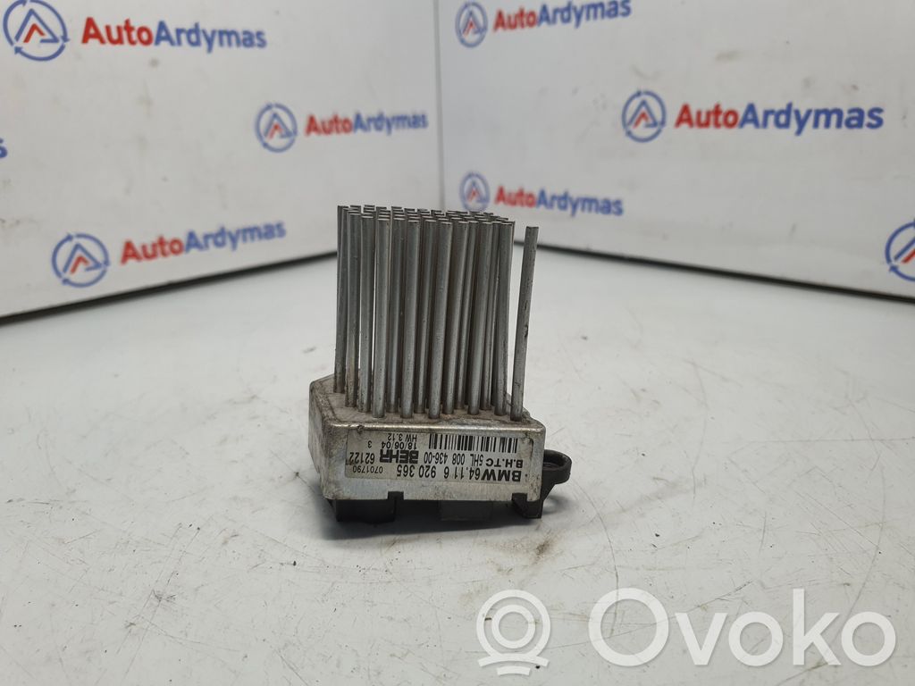 BMW 3 E46 Motor aerotermă/rezistor ventilator 
