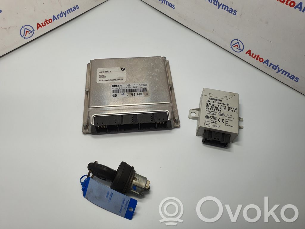 BMW 5 E39 Engine ECU kit and lock set 