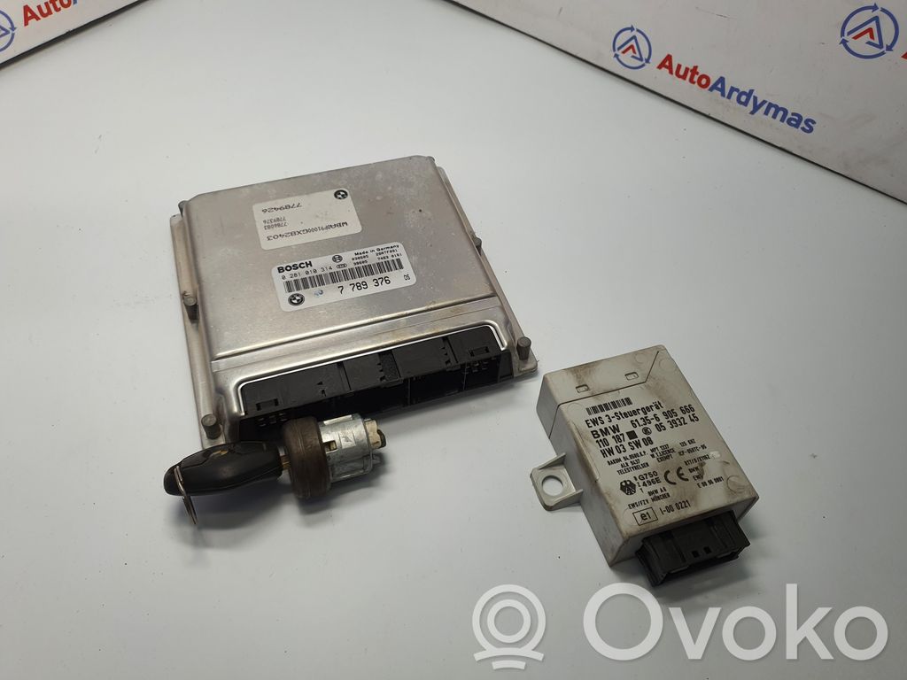 BMW 5 E39 Engine ECU kit and lock set 
