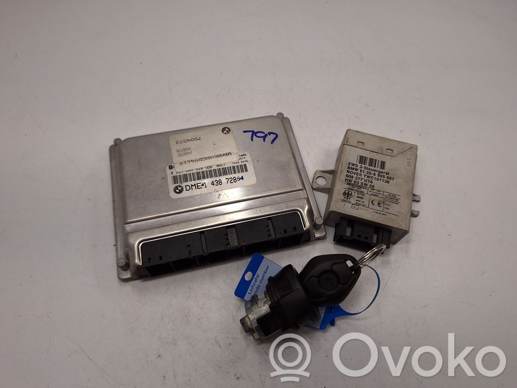BMW 5 E39 Engine ECU kit and lock set 