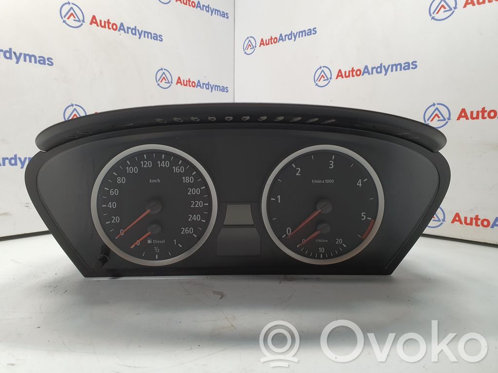 BMW 5 E60 E61 Velocímetro (tablero de instrumentos) 