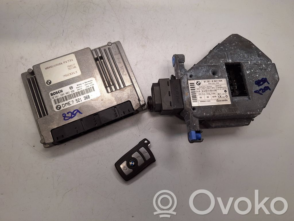 BMW 7 E65 E66 Engine ECU kit and lock set 