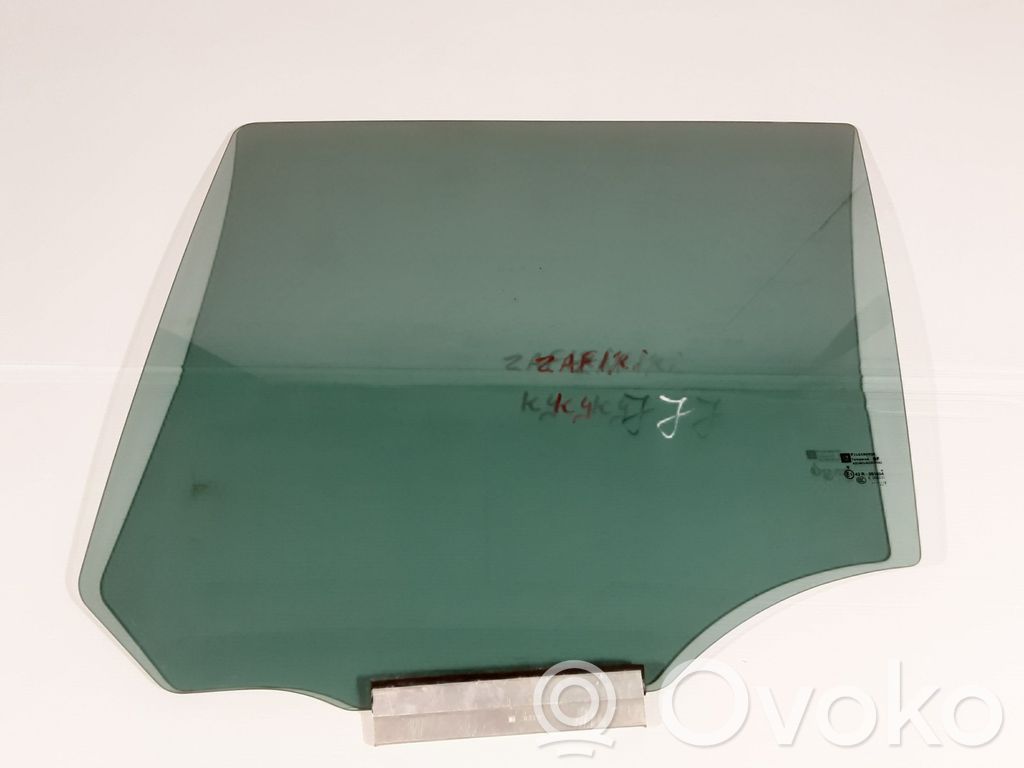 Opel Zafira B Rear door window glass 