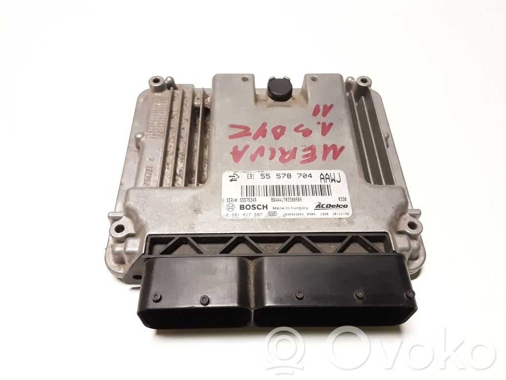 Opel Meriva B Engine control unit/module 