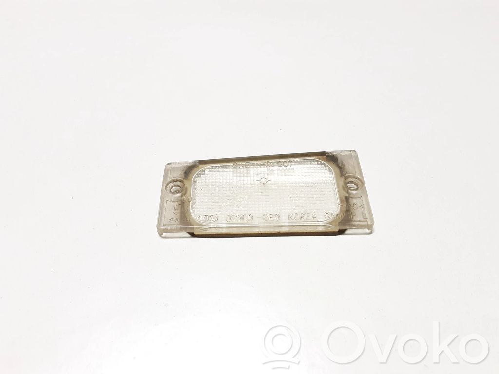 KIA Sorento Éclairage de plaque d'immatriculation 