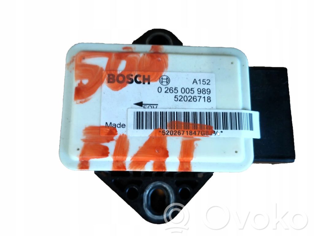 Fiat 500 Capteur de vitesse de lacet d'accélération ESP 